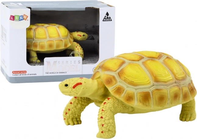 Figurină realistă de colecție cu broască țestoasă terestră – galbenă