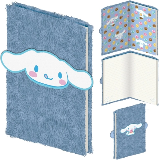 Sanrio Cinnamoroll bloc de note plușat A5