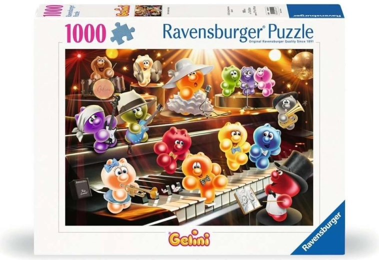 Puzzle Ravensburger Gelini: Muzică, 1000 de piese