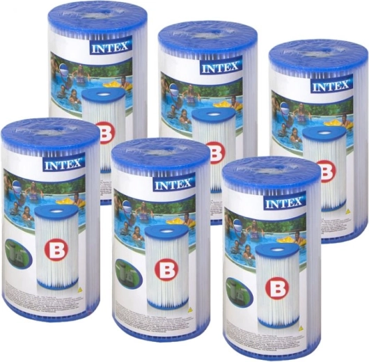 Set filtre Intex Tip B 6 buc