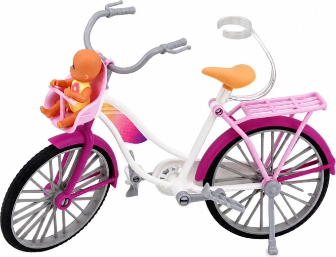 Bicicletă cu scaun pentru copil și bebeluș