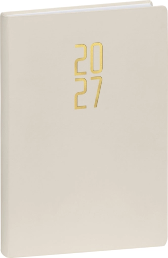 Agendă zilnică Notique Ponza 2027 crem 15 × 21 cm