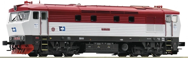Roco locomotivă diesel 751 „Bardotka” ČD Cargo, digitală cu sunet (H0)