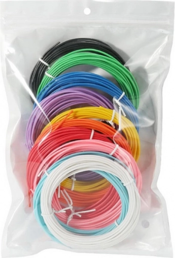 Set accesorii pentru pixuri 3D – filamente colorate pentru copii