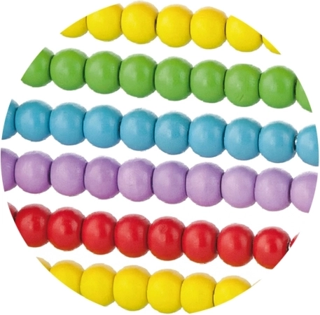 Mărgele colorate pentru diferențiere ușoară