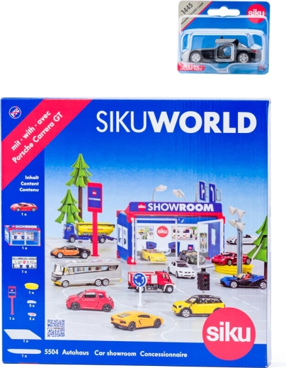 SIKU World showroom auto cu mașină