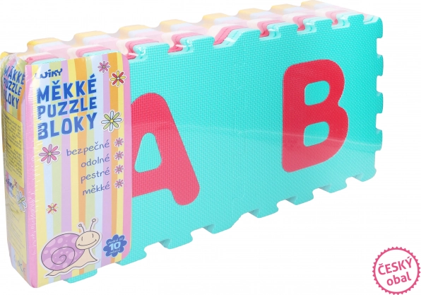 Blocuri moi din spumă Alfabet 32 × 32 cm – 26 piese