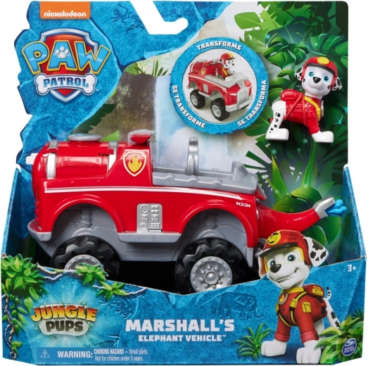 Paw Patrol junglă – vehicul Marshall cu schimbare de formă