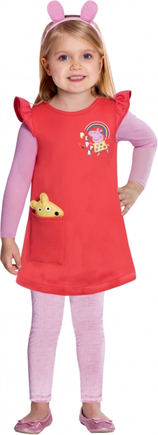 Costum de carnaval Peppa Pig pentru copii 2-3 ani