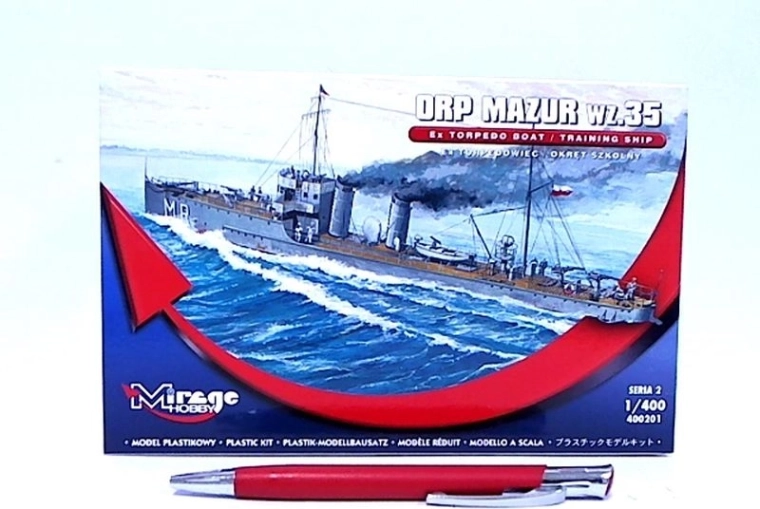 Kit de modelism navă ORP Mazur (școlar) Mirage