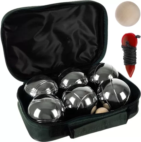 Set Pétanque – 6 bile metalice cu husă