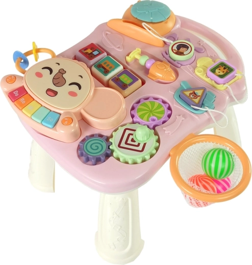 2‑în‑1: antepremergător și măsuță de joacă