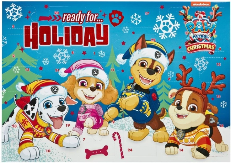 Calendar de Advent PAW PATROL fără dulciuri 24 de surprize