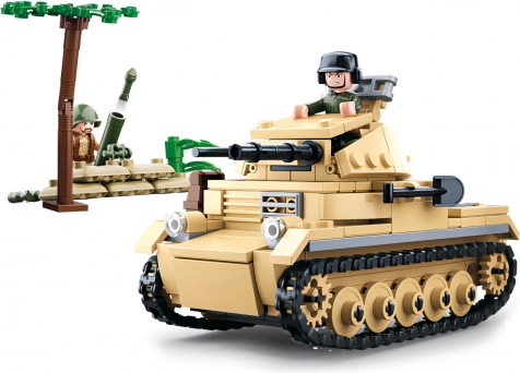 Construcție Sluban WWII Tanc German Panzer II