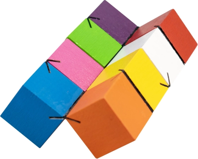 Design colorat din lemn