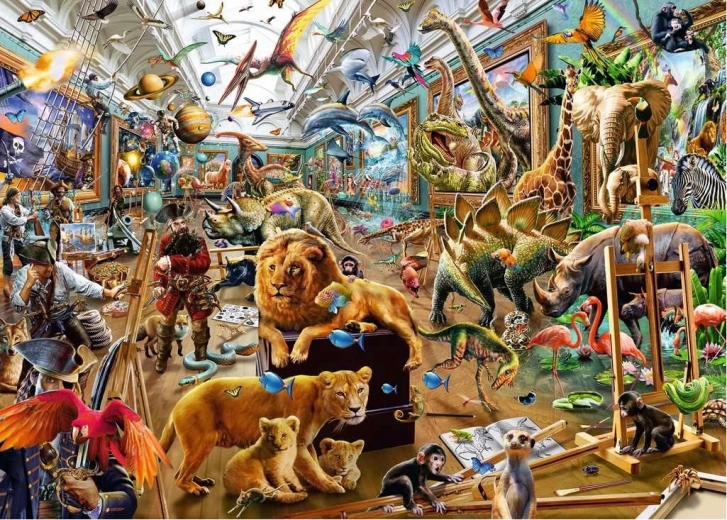 Puzzle Ravensburger Haos în galerie 1000 piese