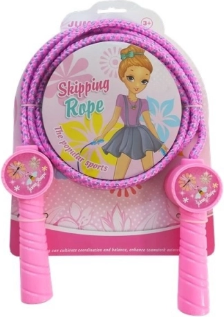 Coardă de sărit pentru copii roz
