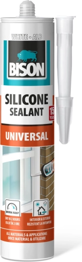 Silicon universal alb Bison 280 ml