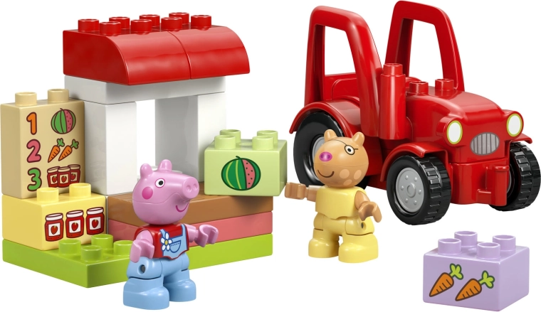 Tractor și stand de piață pentru micii fermieri