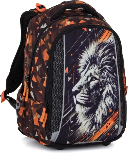 Bagmaster Vega 26 ghiozdan școlar cu motiv de leu