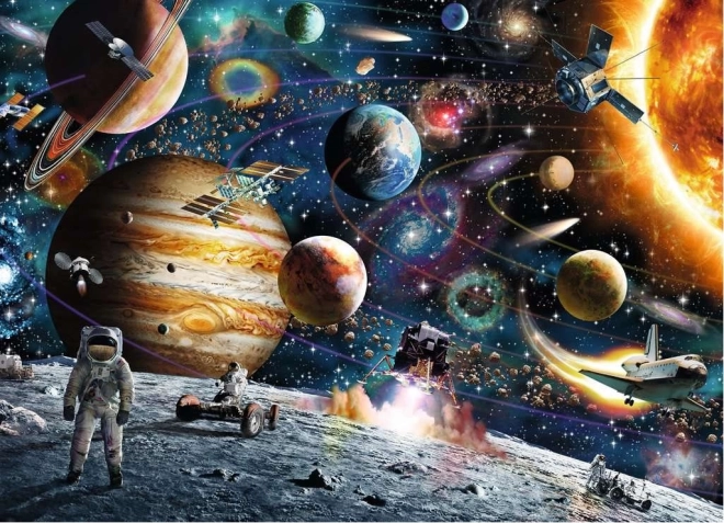 Puzzle Astronaut în spațiu 60 de piese