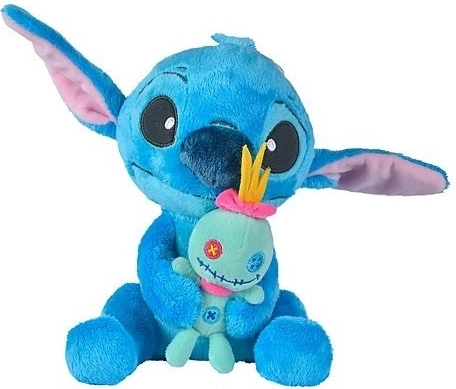 Mascotă Disney Lilo și Stitch cu Scrump, 25 cm
