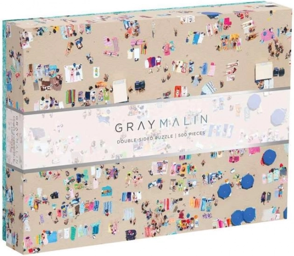 puzzle reversibil gray malin plajă gri 500 piese