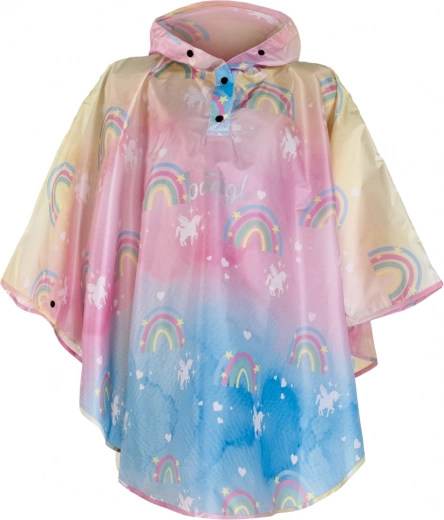 Poncho impermeabil pentru copii cu glugă BAAGL cu unicorn XS (90–110 cm)