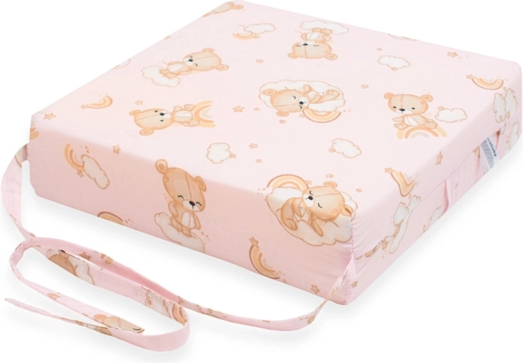 Suprăînălțător pentru scaun copii NEW BABY Basic Bear roz