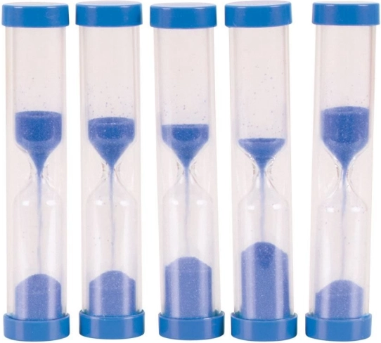 Bigjigs Toys clepsidră 5 minute albastru