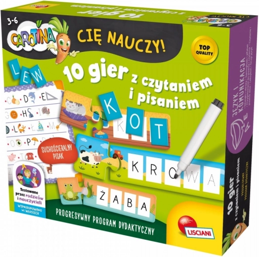 Set Carotina - 10 jocuri pentru citire și scriere