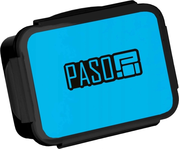 Paso cutie pentru gustări negru-albastru 650 ml