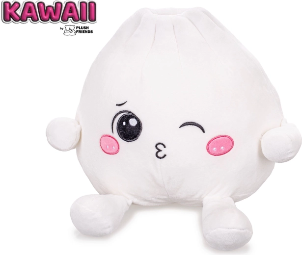 Plush Friends kawaii gălușcă Bao din pluș care face cu ochiul 25 cm - 1 bucată