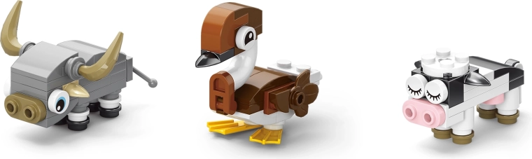 Construiește până la 12 animale drăgălașe