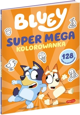 Bluey super mega carte de colorat