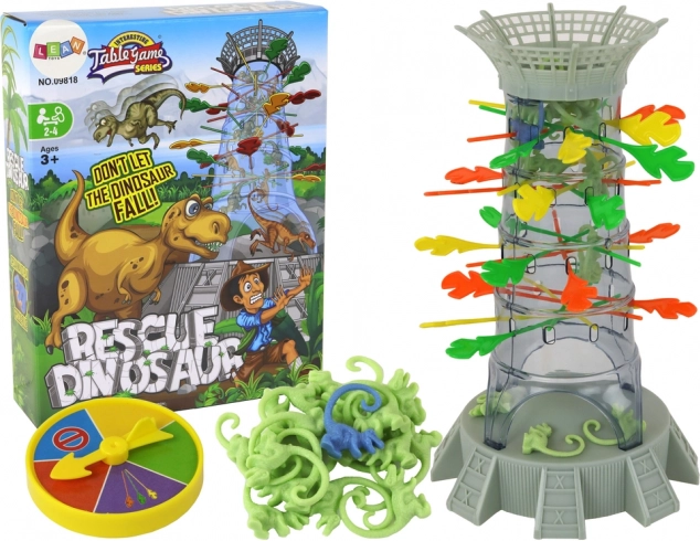 Joc de familie artizanal Dinozauri care cad Tower Sticks