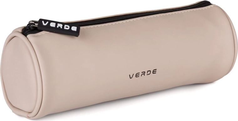 Penar rotund etui Verde mocca din PU
