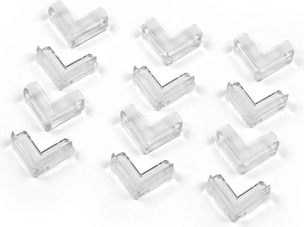 BabyOno protecții transparente pentru colțurile mobilierului, 12 buc.