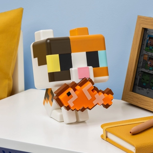 Lampă Minecraft GloBuddies pisică