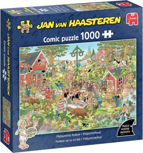 Puzzle Jumbo Jan van Haasteren festival de vară 1000 piese