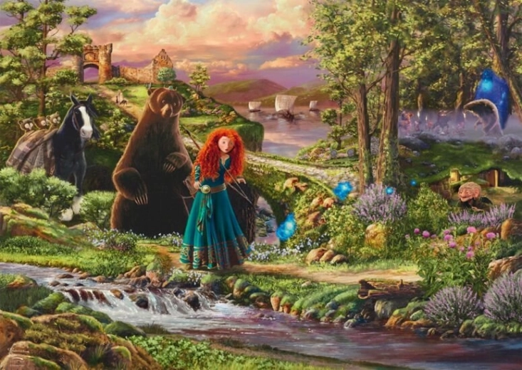 Puzzle SCHMIDT Neînfricată: Merida 1000 piese
