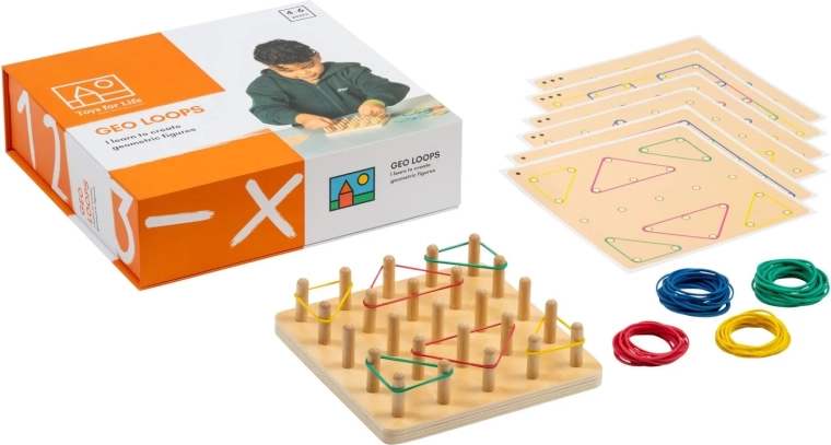 Toys for life geoboard – plăcuță cu modele