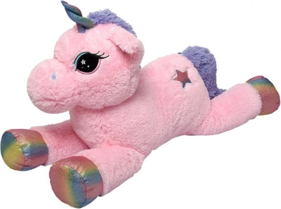 Unicorn roz de pluș 85 cm