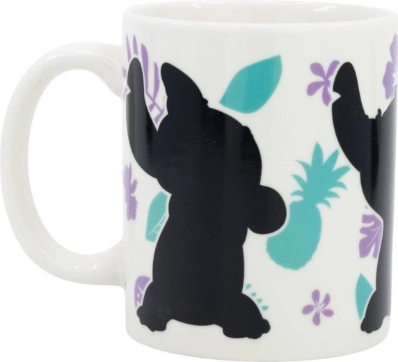 Cana ceramică cu motiv schimbător Stitch