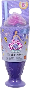 barbie pop reveal – păpușă mov cu surprize