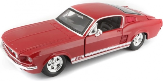 Model mașină Ford Mustang GT 1967 1:24 roșu