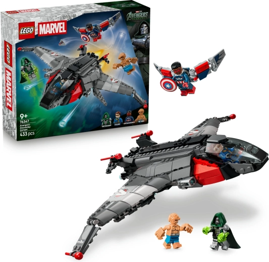 LEGO Marvel Quinjet din filmul Avengers: Doomsday