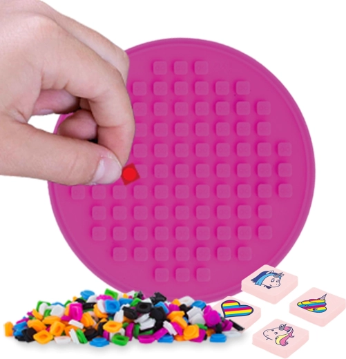 Pixie crew panou mozaic autoadeziv cerc fucsia