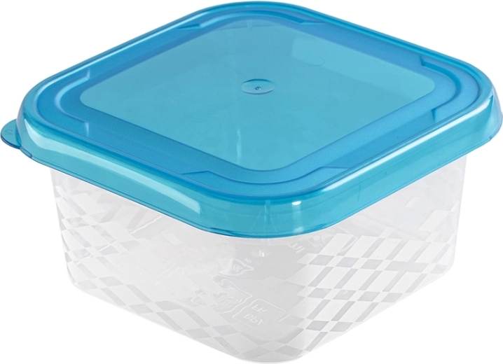 Blue Box Cutie pătrată pentru alimente 0,25 l albastră