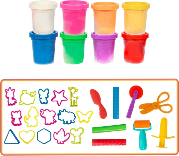 Totul într-un singur set: 8 culori și unelte pentru creații fără sfârșit